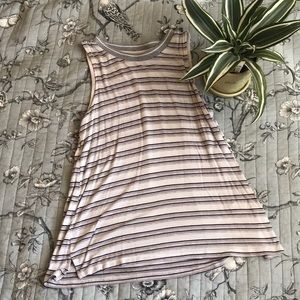 Hippie Rose - striped tank top- cozy S